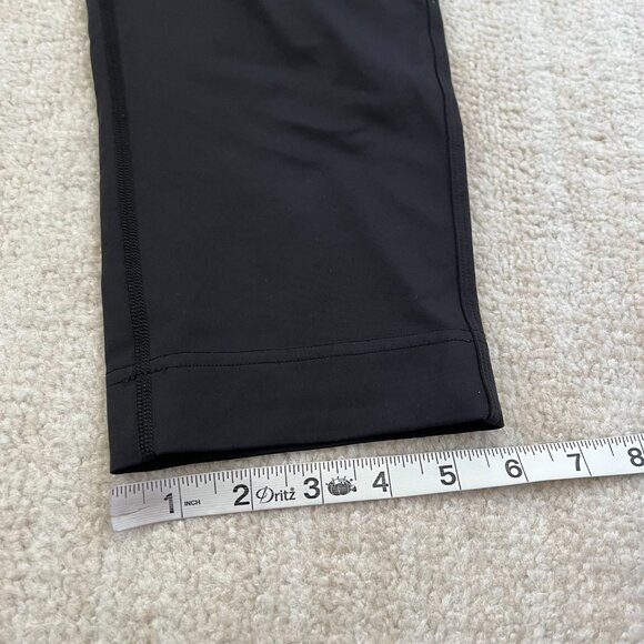 Lululemon Black Pull On Crop Pants With Pockets - Picture 5 of 9